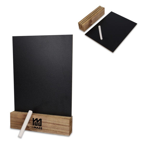 Kreidetafel im Holzständer