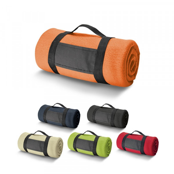 THORPE. Fleecedecke (180 g/m²) mit abnehmbarem Griff