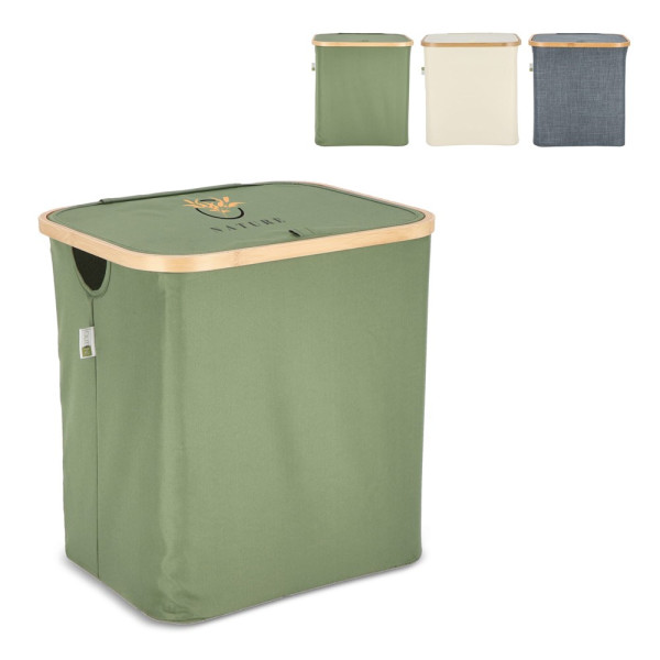 InSideOut faltbarer Korb mit Deckel Sogne 40,5 x 33 x 42cm rPET