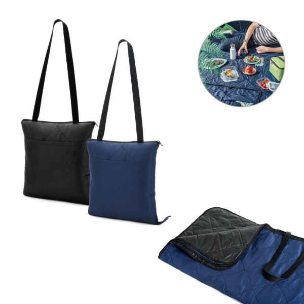 GRADY. Faltbare Picknick-Decke aus rPET und PEVA