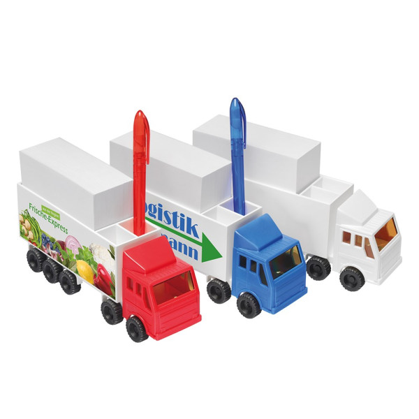 Zettelbox mit Köcher 